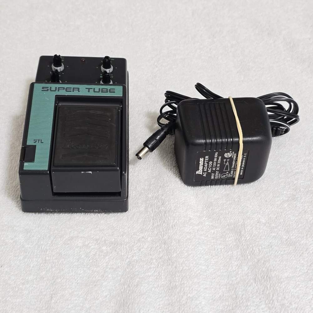 Vintage Ibanez Super Tube STL Overdrive‎ Guitar Effects Pedal w/ AC109 Adapter